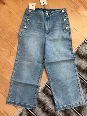 Oat Wide-Leg Light Blue High-Waist Jeans
